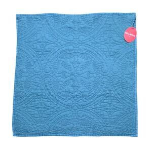 Pillow‎ Sham Opal House Medallion Stitch 26" x 26" NWT Teal 2019 target